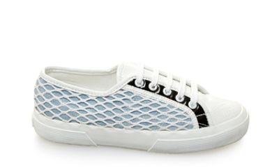 Steve Madden 2750 Netjnsnakeleaw Blue White Multi