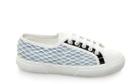 Steve Madden 2750 Netjnsnakeleaw Blue White Multi