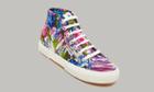 Superga 2095 Cotw Fabric 28 Violet Flower Paint