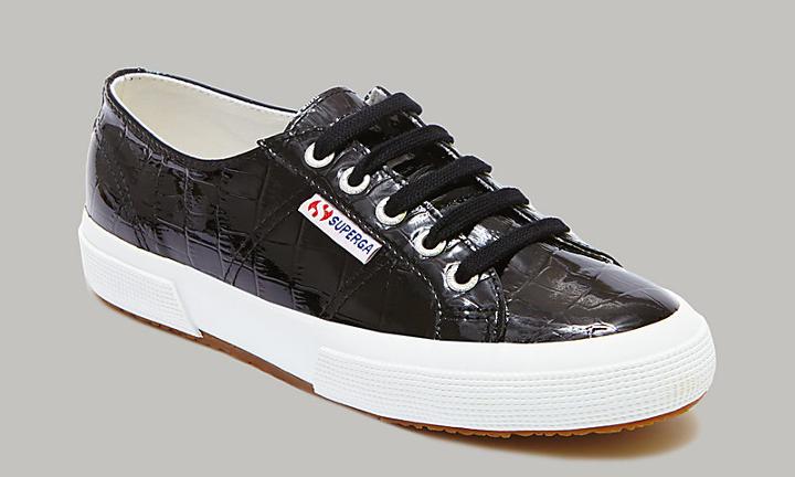 Superga 2750 Patentcrocw Black
