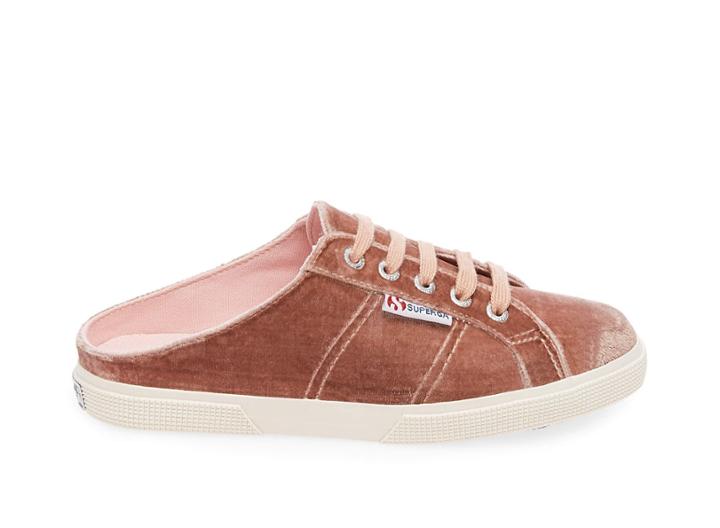 Superga 2288 Velvet Mule Blush