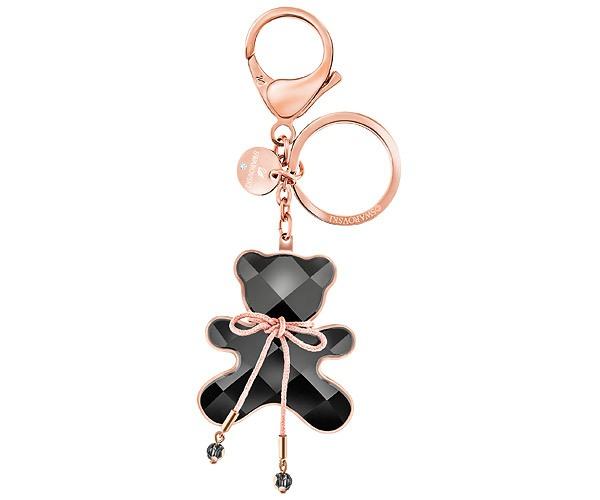 Swarovski Swarovski Archibald Bag Charm, Black, Rose Gold Plating  Rose Gold-plated