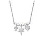 Swarovski Swarovski R&j Multi Necklace  Rhodium-plated