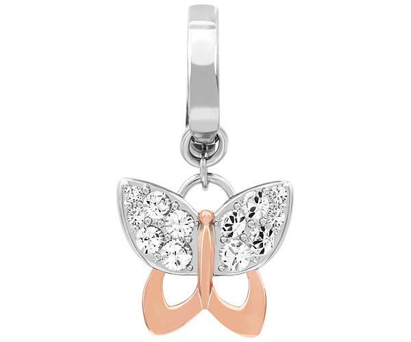 Swarovski Swarovski Pavã© Butterfly Charm White