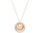Swarovski Swarovski Dynamic Pendant, Large, Gray, Rose Gold Plating Gray Rose Gold-plated