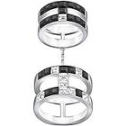 Swarovski Viktor And Rolf Frozen Crystals Double Ring