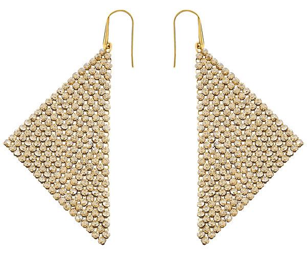 Swarovski Swarovski Fit Pierced Earrings Brown Gold-plated