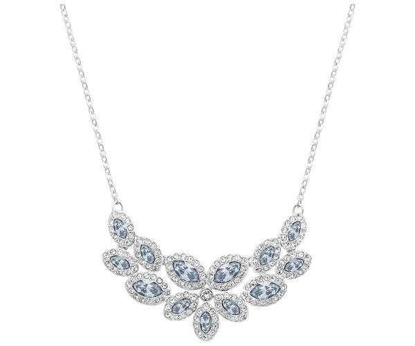 Swarovski Swarovski Baron Necklace, Blue, Rhodium Plating White