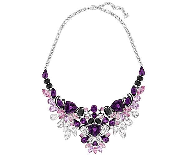 Swarovski Swarovski Impulse Large Necklace Dark Multi Rhodium-plated