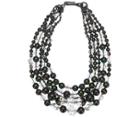 Swarovski Swarovski Just Iris Detachable Necklace, Ruthenium Plating Gray Rhodium-plated