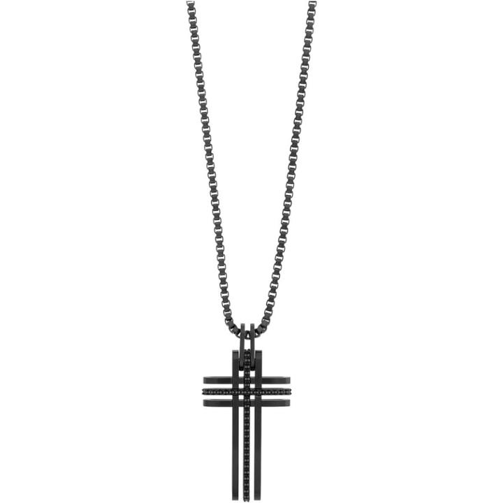 Swarovski Bengal Cross Black Pendant