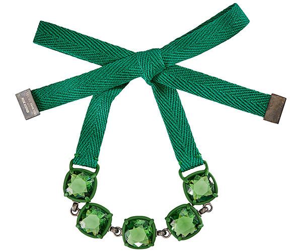 Swarovski Swarovski Atelier Swarovski By Rosie Assoulin, Jewel-y Mchue-y Bracelet Green Rhodium-plated