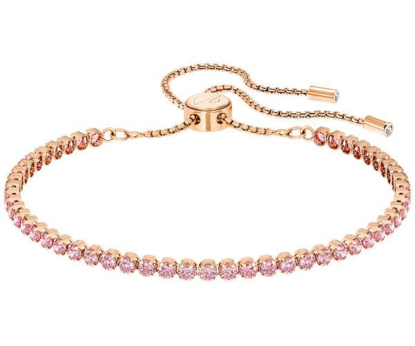 Swarovski Swarovski Subtle Bracelet, Pink Pink Rose Gold-plated