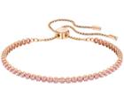 Swarovski Swarovski Subtle Bracelet, Pink Pink Rose Gold-plated