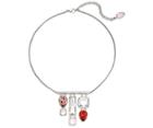 Swarovski Swarovski Nile Pendant, Palladium Plating Pink Rhodium-plated