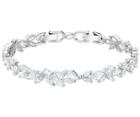 Swarovski Swarovski Louison Bracelet, White, Rhodium Plating White Rhodium-plated