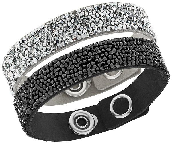 Swarovski Swarovski Crystal Rock Bracelet Set Dark Multi