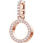 Swarovski Swarovski Remix Collection Charm O, White, Rose Gold Plating