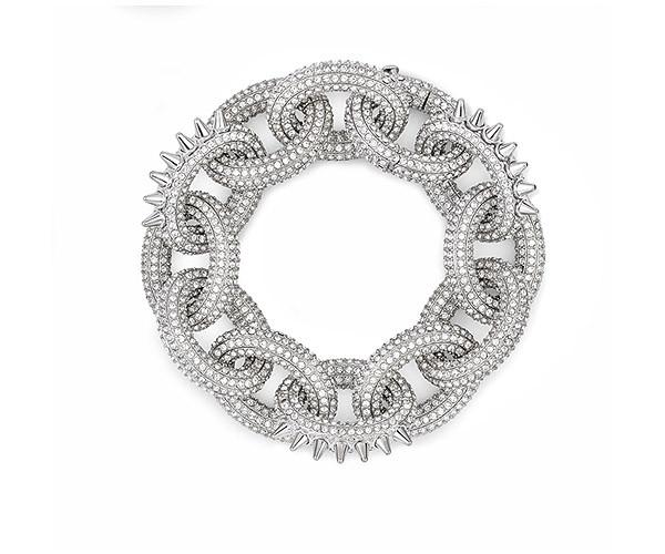 Swarovski Swarovski Atelier Swarovski Core Collection, Kalix Large Bracelet White Rhodium-plated