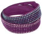 Swarovski Slake Fuchsia 2 In 1 Bracelet