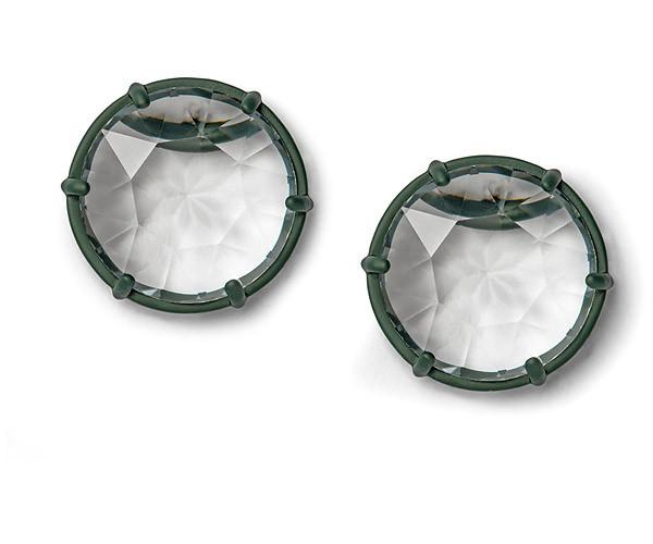 Swarovski Swarovski Atelier Swarovski By Rosie Assoulin, Jewel-y Mchue-y Pierced Earrings White Rhodium-plated