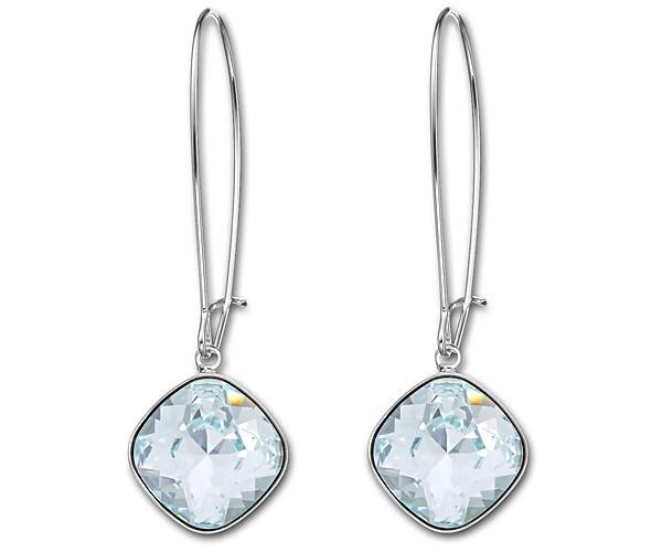 Swarovski Swarovski Thankful Light Azore Pierced Earrings Green Rhodium-plated