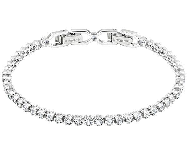 Swarovski Swarovski Emily Bracelet, White, Rhodium Plating White Rhodium-plated