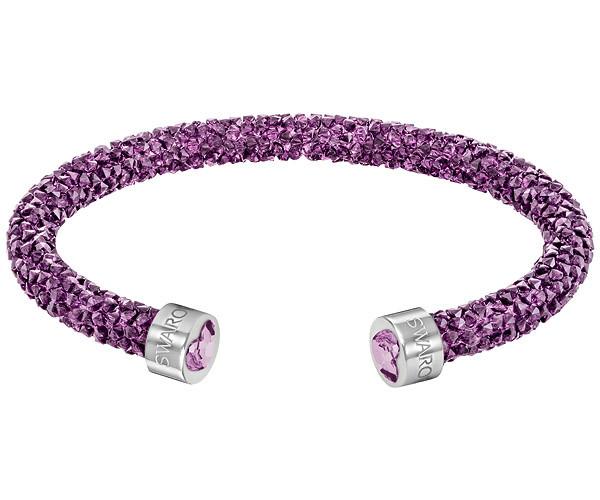 Swarovski Swarovski Crystaldust Cuff, Purple Purple Stainless Steel