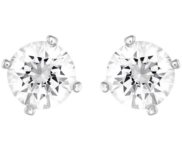Swarovski Swarovski Attract Pearl Pierced Earrings, White, Rhodium Plating White Rhodium-plated