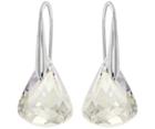 Swarovski Swarovski Lunar Pierced Earrings, White, Rhodium Plating White Rhodium-plated