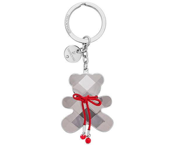 Swarovski Swarovski Archibald Bag Charm, Gray, Stainless Steel Gray Rhodium-plated