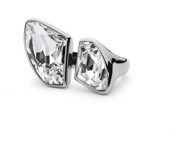 Swarovski Swarovski Atelier Swarovski Core Collection, Neva Open Ring White Rhodium-plated