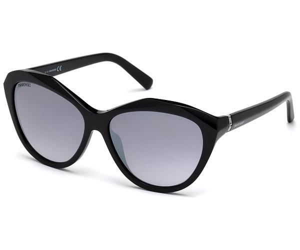 Swarovski Swarovski Swarovski Sunglasses, Sk0136 01c, Black