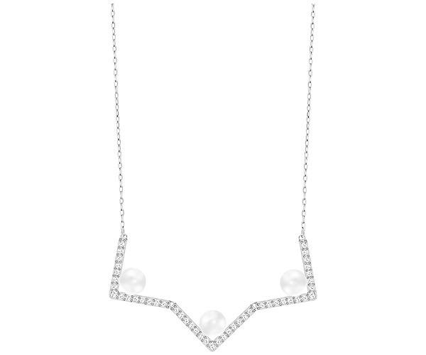 Swarovski Swarovski Edify Medium Necklace White Rhodium-plated