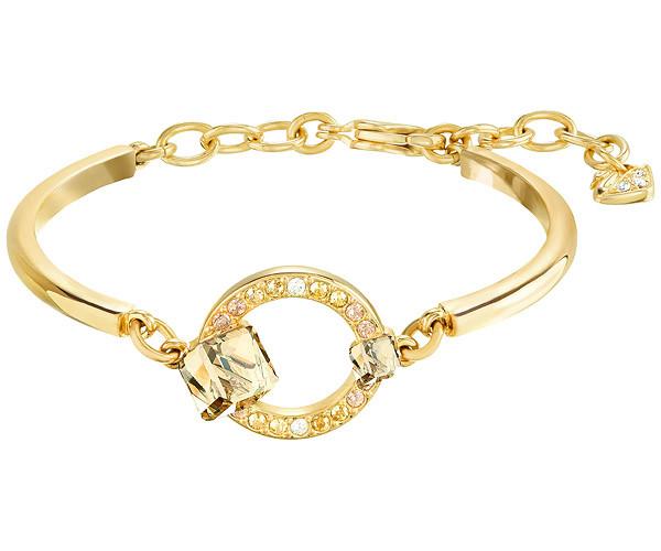 Swarovski Swarovski Geometric Bangle Light Multi Gold-plated