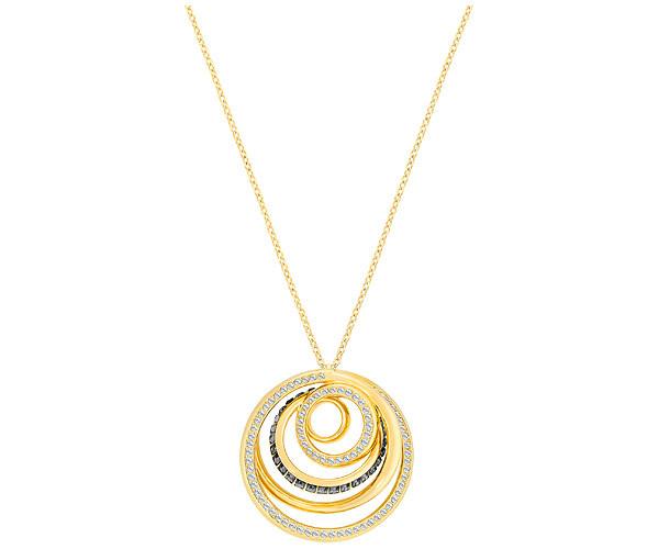 Swarovski Swarovski Dynamic Pendant Gray Gold-plated