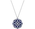 Swarovski Swarovski Lucius Flower Pendant, White, Rhodium Plating White Rhodium-plated