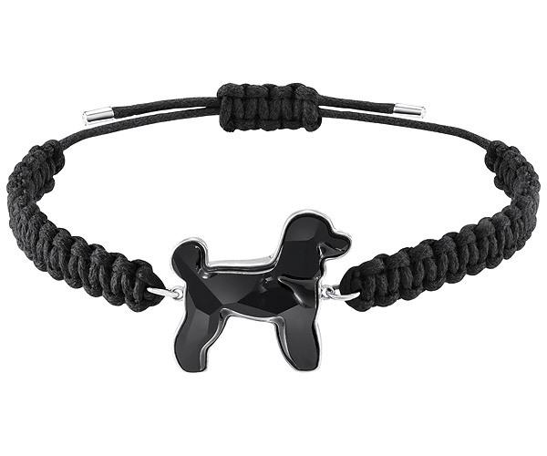 Swarovski Swarovski Pets Pudel Bracelet, Black, Rhodium Plating Black Rhodium-plated