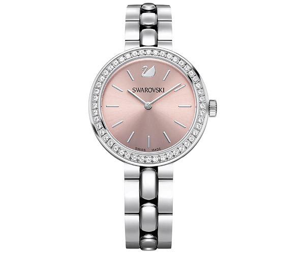 Swarovski Swarovski Daytime Light Pink Stainless Steel Watch White Stainless Steel