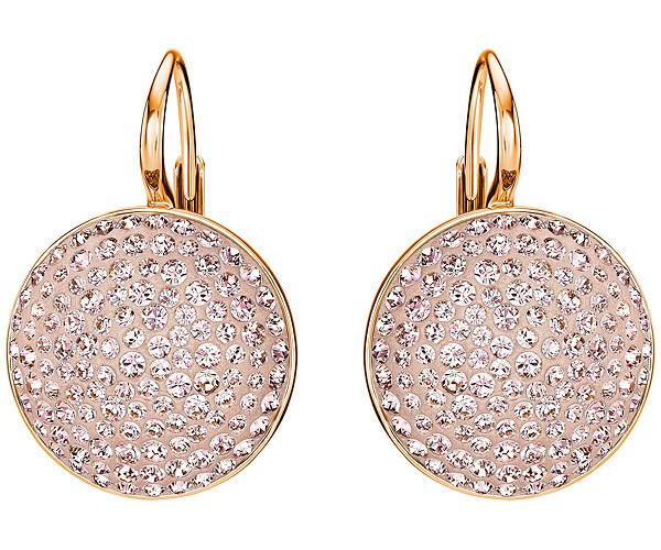 Swarovski Swarovski Fun Pierced Earrings Pink Rose Gold-plated
