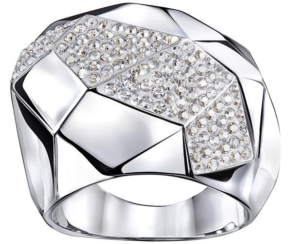 Swarovski Swarovski Atelier Swarovski For Jean Paul Gaultier, Reverse Ring White Rhodium-plated