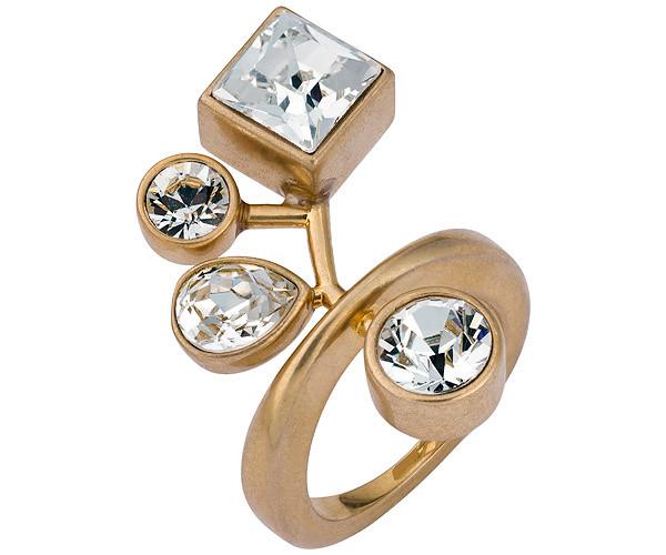 Swarovski Swarovski Atelier Swarovski By Peter Pilotto, Arbol Ring White Gold-plated