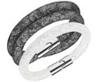 Swarovski Swarovski Stardust Bracelet Set Gray Rhodium-plated