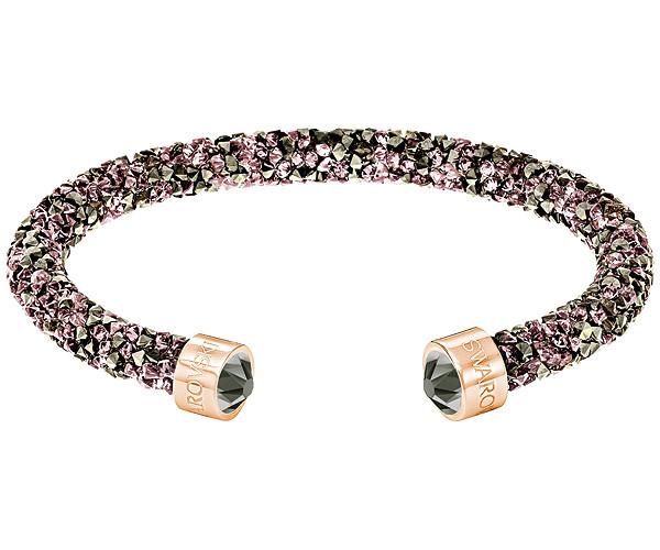 Swarovski Swarovski Crystaldust Cuff, Multi-colored Brown Rose Gold-plated