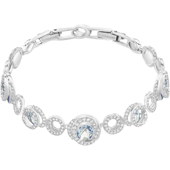 Swarovski Generation Bracelet, Blue, Rhodium Plating