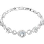 Swarovski Generation Bracelet, Blue, Rhodium Plating