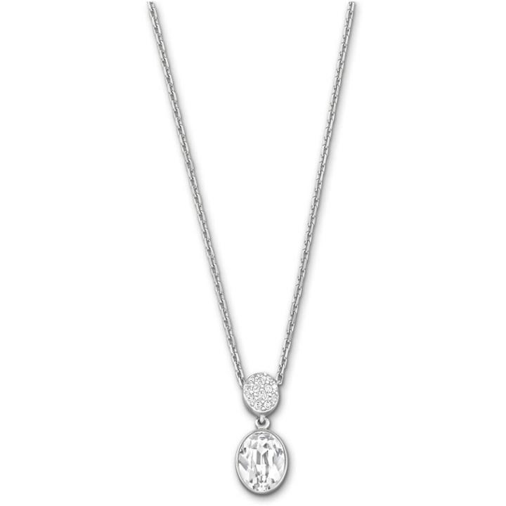 Swarovski Vanita Pendant, White, Rhodium Plating