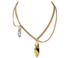 Swarovski Swarovski Atelier Swarovski By Jean Paul Gaultier, Reverse Small Necklace Brown Gold-plated