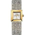 Swarovski Elis Mini Mesh Yellow Gold Tone Watch