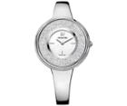 Swarovski Swarovski Crystalline Pure Watch, Metal Bracelet, White, Silver Tone White Stainless Steel